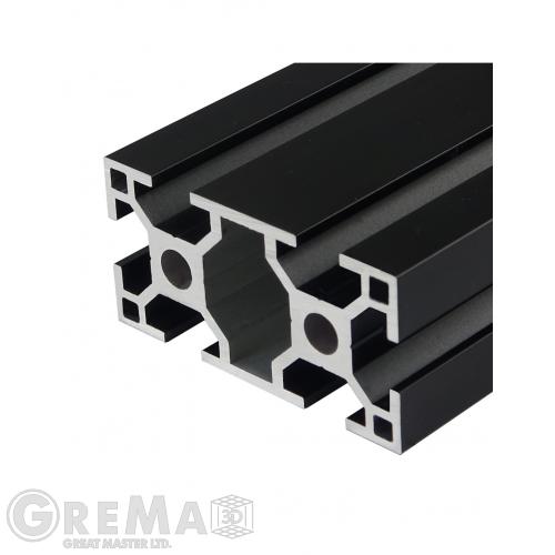 Профили и свързващи елементи Алуминиев профил 3060 тип Т-SLOT, черен мат